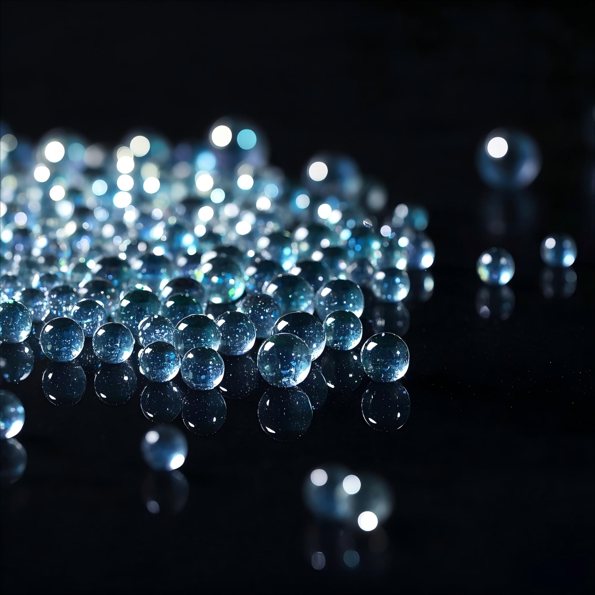 retroreflective glass beads